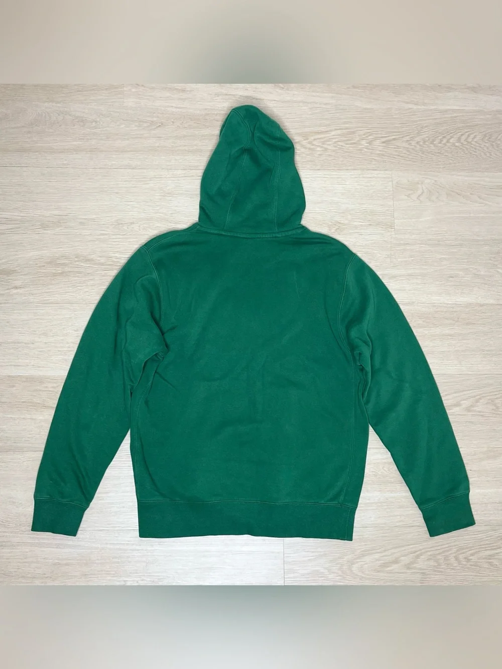 Nike Forest Green Pullover Hoodie with White Logo